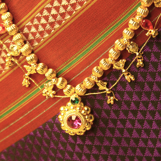 कोल्हापुरी साज -(Ekta Kolhapuri Saaj (12 Paan))