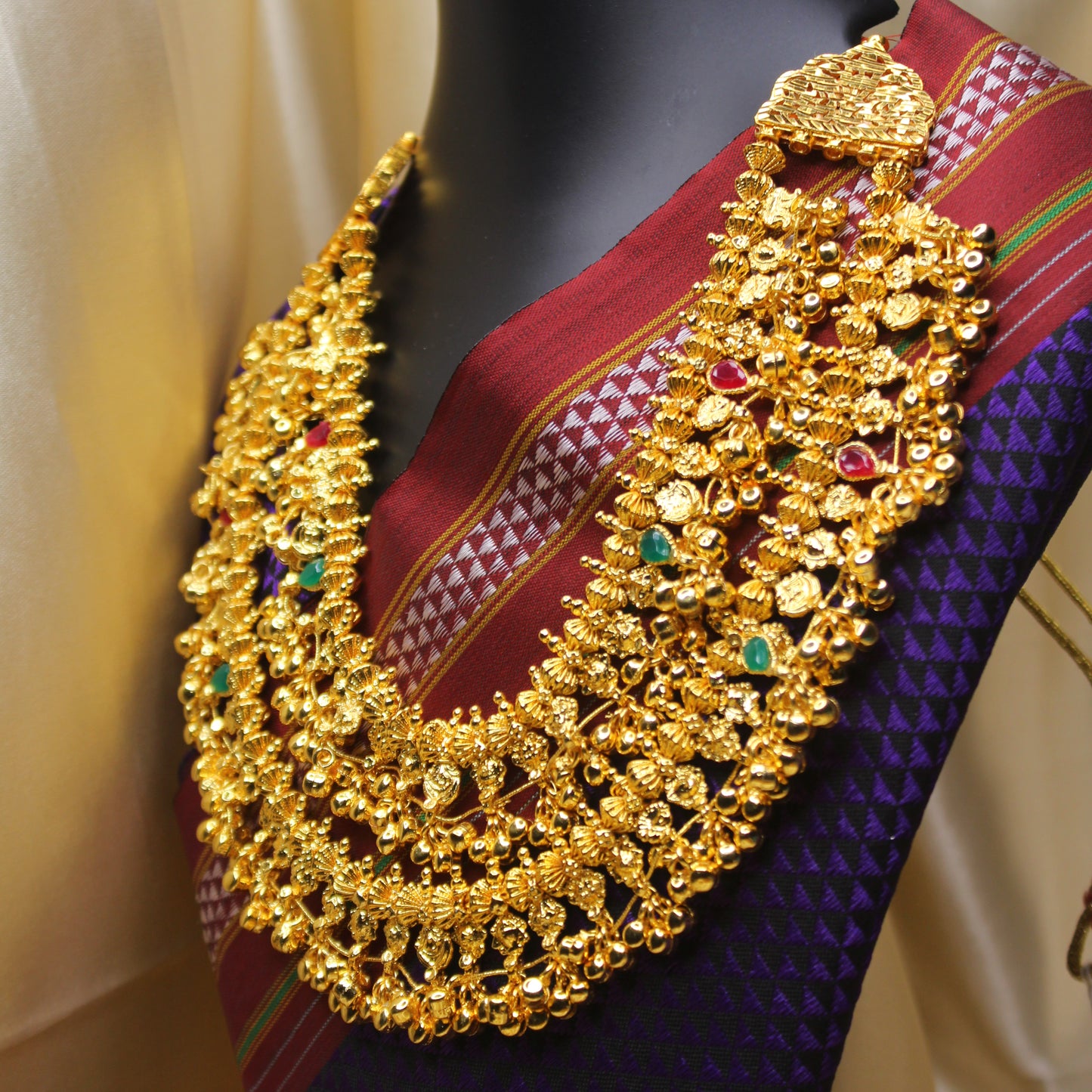 कोल्हापुरी साज -(Swamini Kolhapuri Saaj (18 Inches))