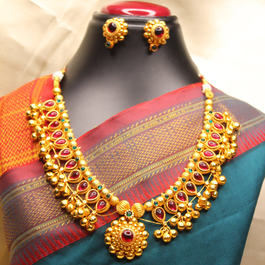 कोल्हापुरी साज -(Ekta Kolhapuri Saaj (14 inches))