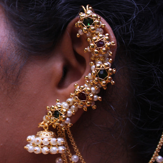 कर्णमालिका कान - KarnaMalika Kaan (Handcrafted)