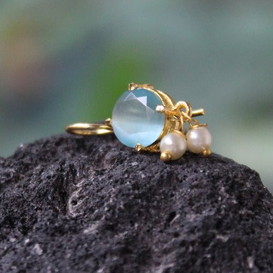 चापाची बुगडी - Neelam Moti Bugadi