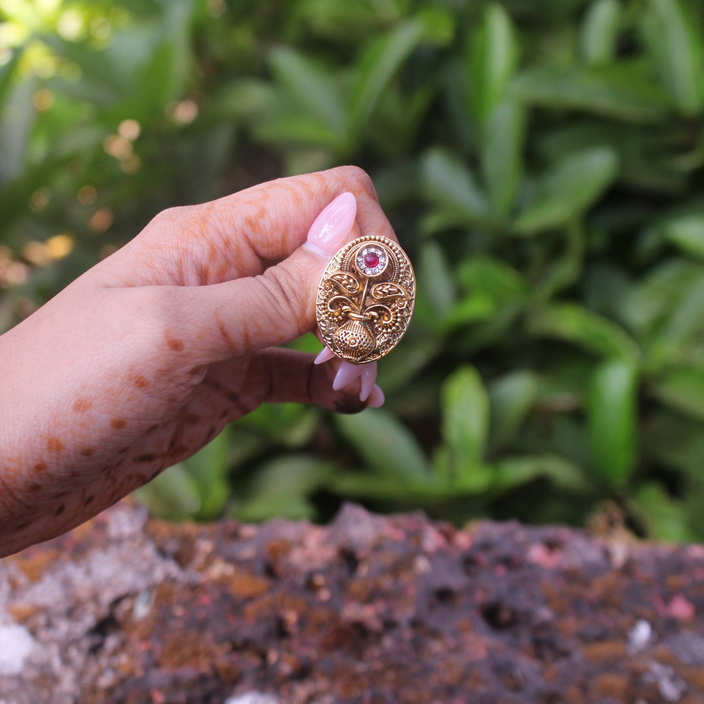 अंगठी - Rajwadi Finger Ring