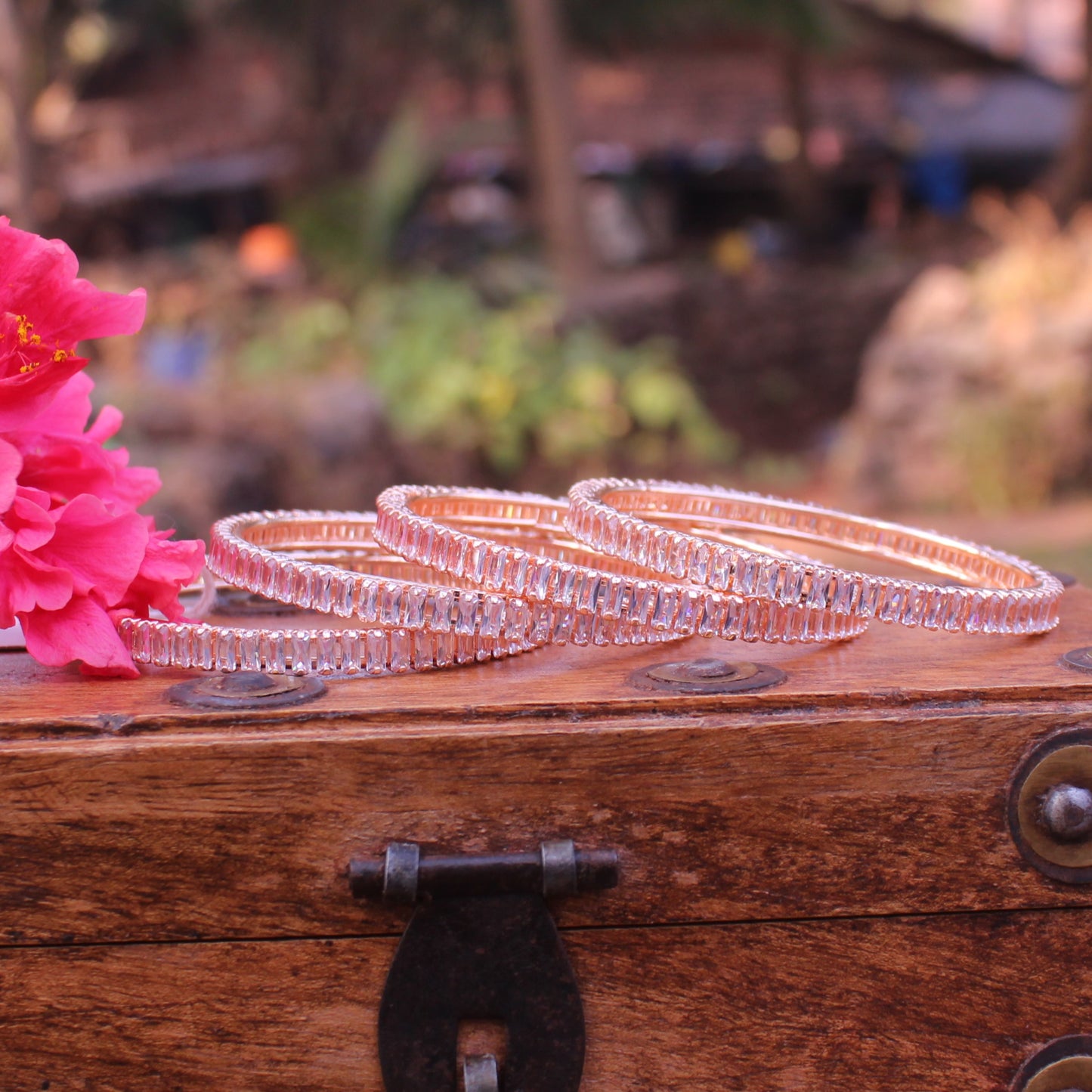 बांगड्या - AD Bangles (Set of 4)