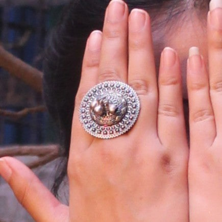 घुंगरू चक्र अंगठी - Finger Ring