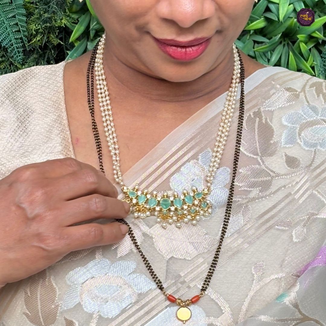 नीलमणीरत्न तन्मणी - Turquoise Tanmani (7 Stones)