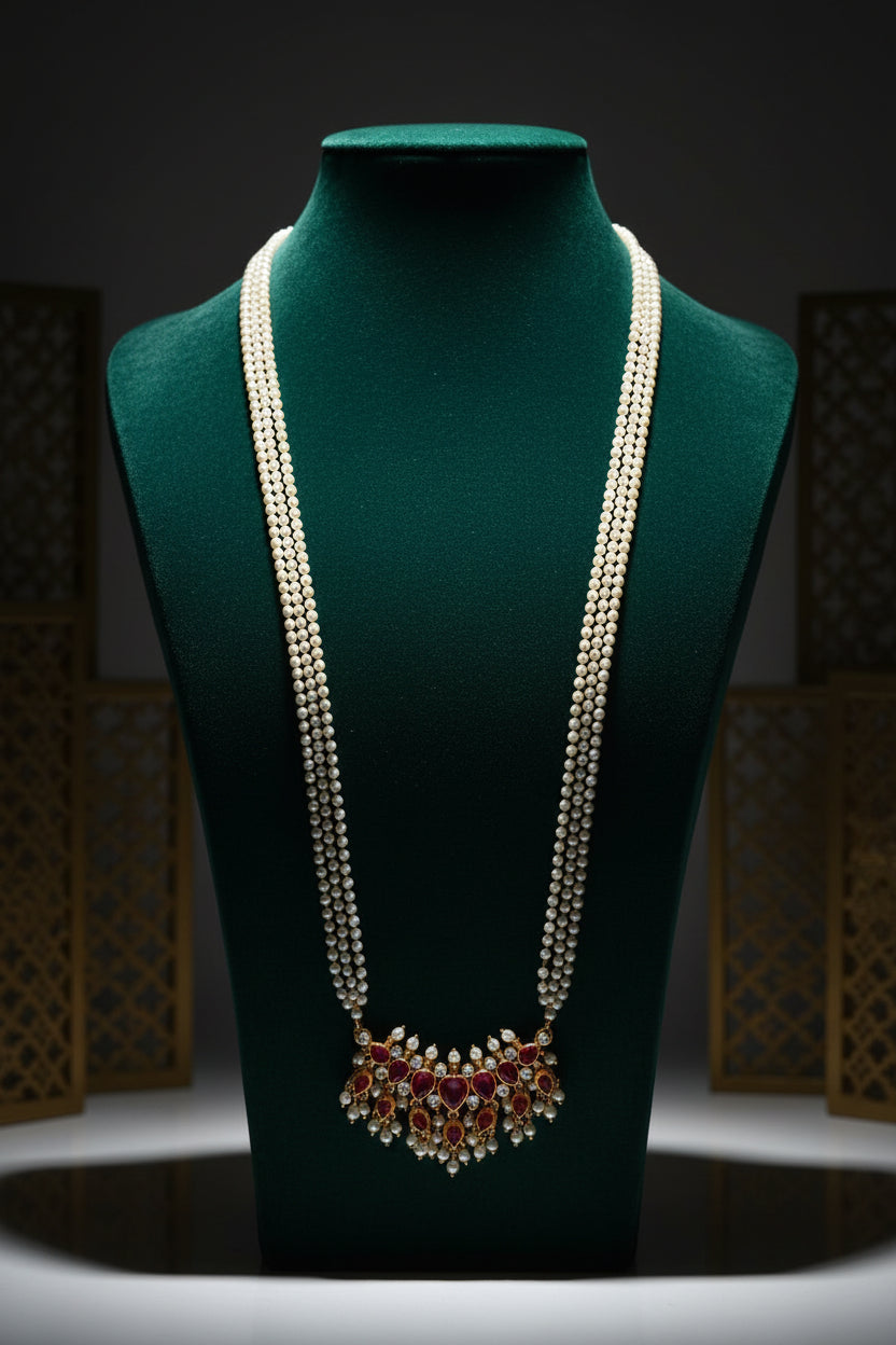Tanmani Pink 7 stones sadi khod
