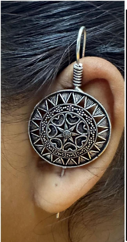 चापाची बुगडी - Round Clip-on Bugadi