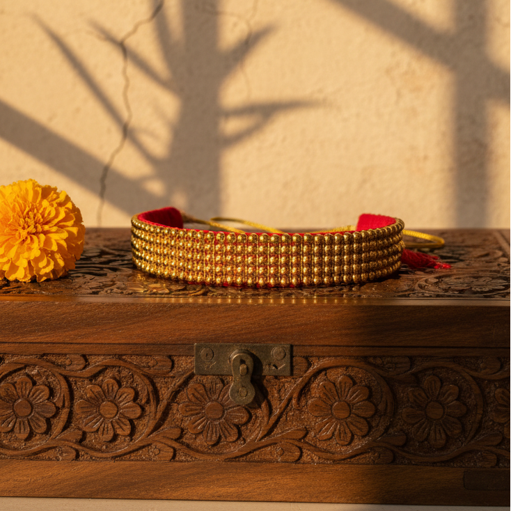 मोठे मणी ठुशी – Big Beads Thushi