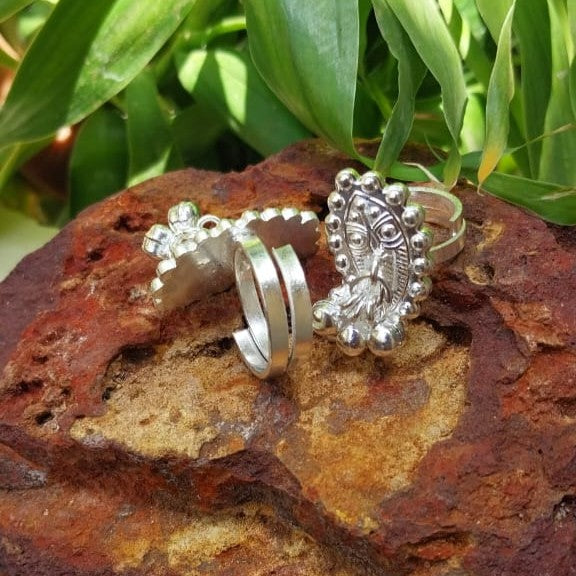 मासोळी - Masoli (Fish Style Toe Ring)