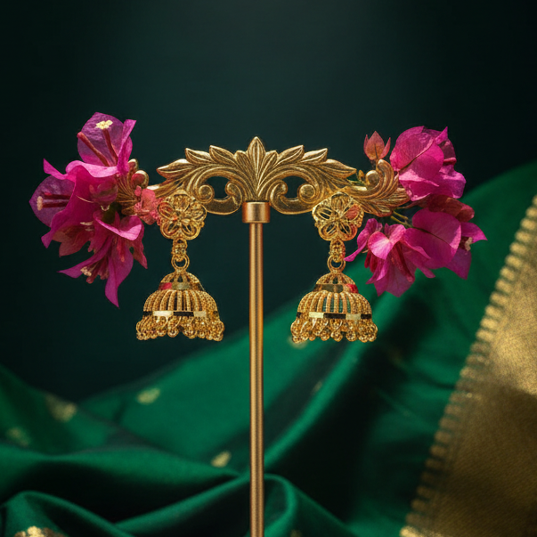 सूर्यफूल सोनेरी झुमके - Surya Phool Soneri Zumke