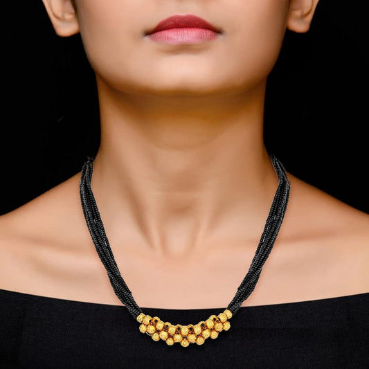 ठुशी मंगळसूत्र - Thushi Mangalsutra 8' Inch
