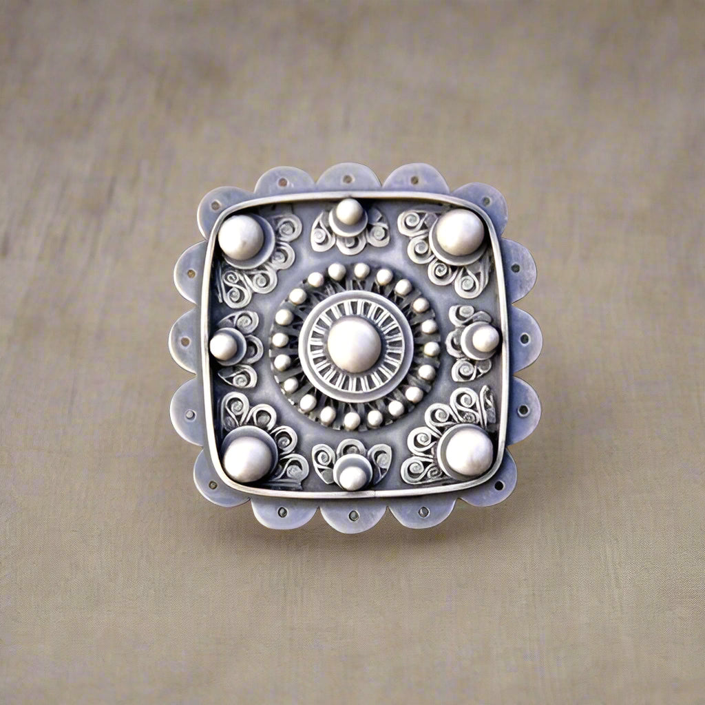 अंगठी - Square Finger Ring