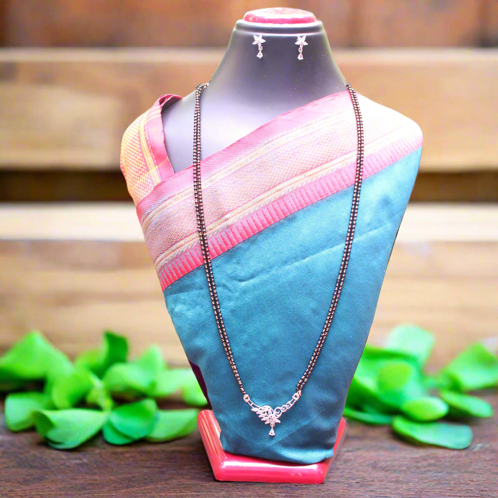 मंगळसूत्र  - Mohini Leaf Drop Mangalsutra