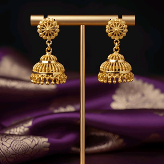 सूर्यफूल सोनेरी झुमके - Surya Phool Soneri  Zumke