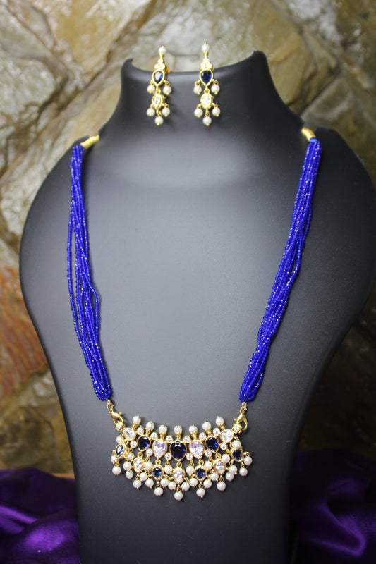 तन्मणी  - Tanmani with Hydromani Chain (7 Stones)