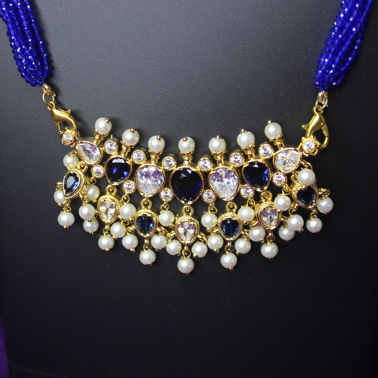 तन्मणी  - Tanmani with Hydromani Chain (7 Stones)