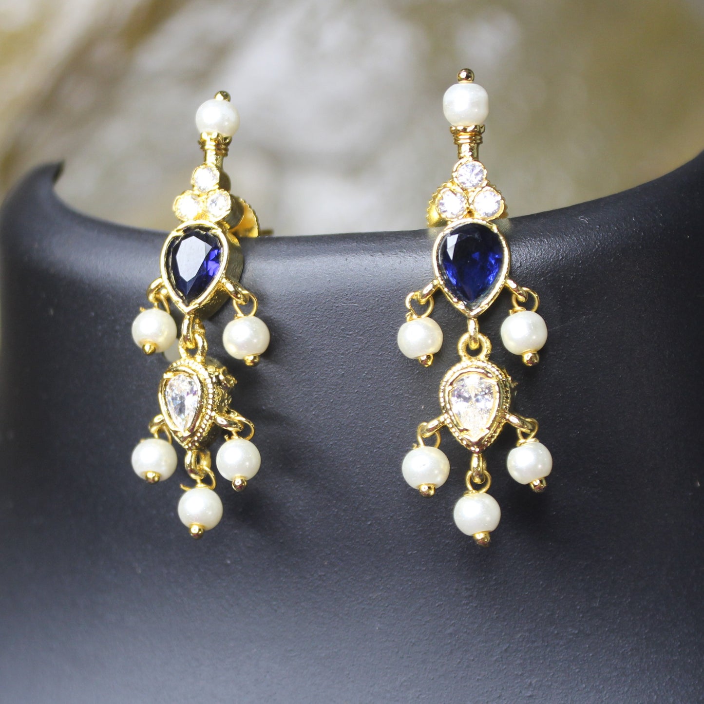 तन्मणी  - Tanmani with Hydromani Chain (7 Stones)