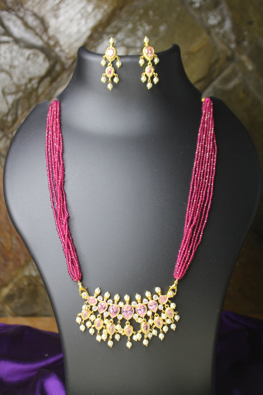तन्मणी  - Tanmani with Hydromani Chain (7 Stones)