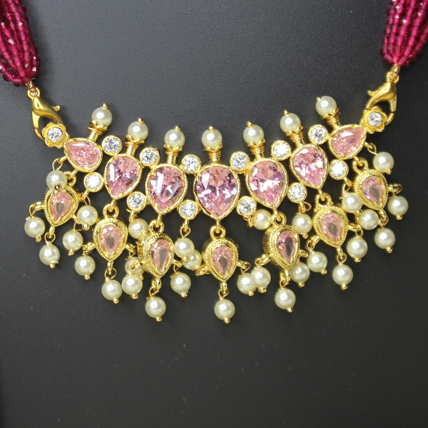 तन्मणी  - Tanmani with Hydromani Chain (7 Stones)