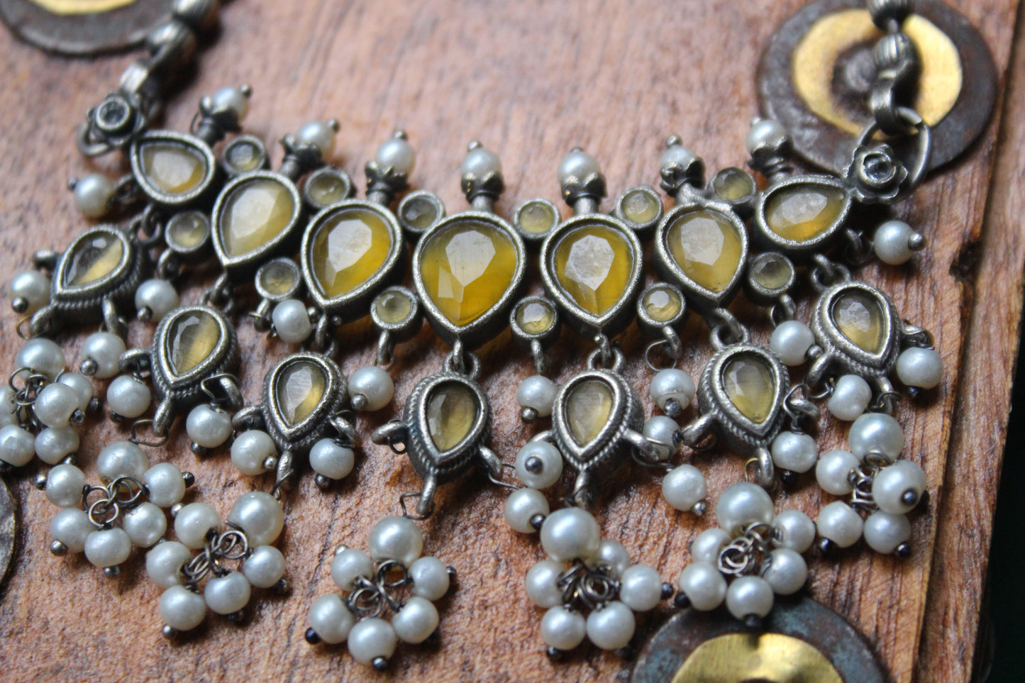 पुष्कराज तन्मणी - Yellow Tanmani (7 Stones)