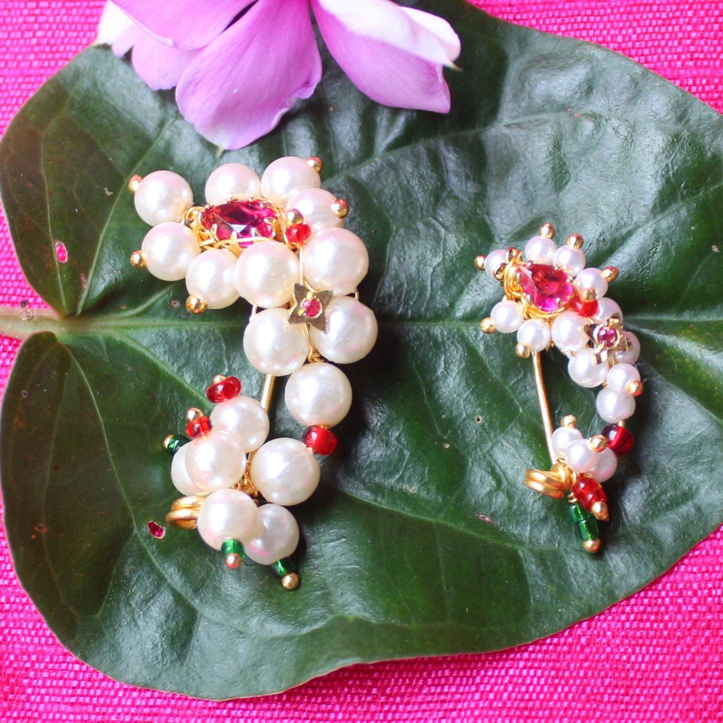 मोत्याची ब्राम्हणी नथ ( Motyachi Brahmani Nath)