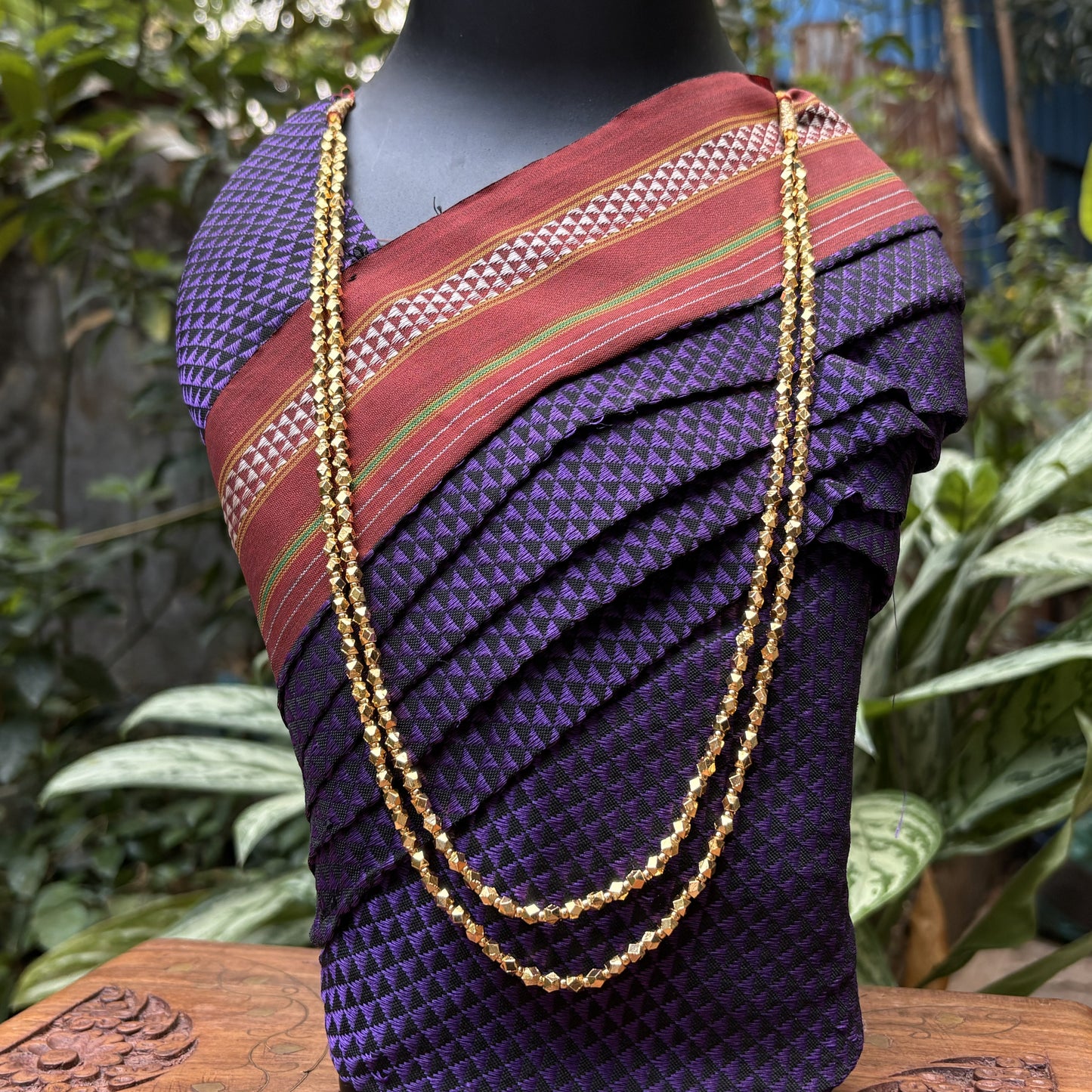 अष्टपैलू कंठी (दोन पदरी)- Ashtapailu Kanthi(Double Layered)