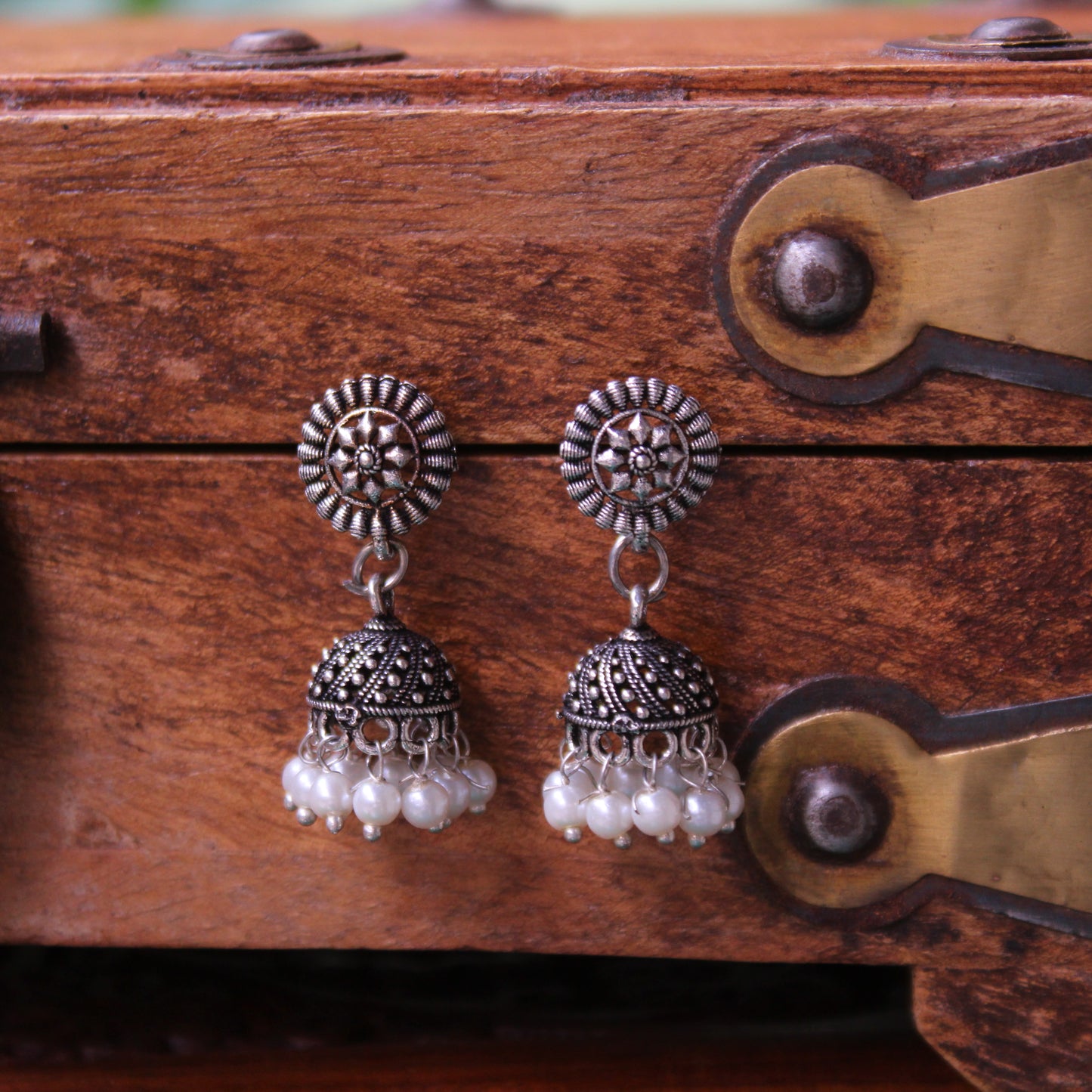 झुमके - Coloured Beads Zumke (Small Size)