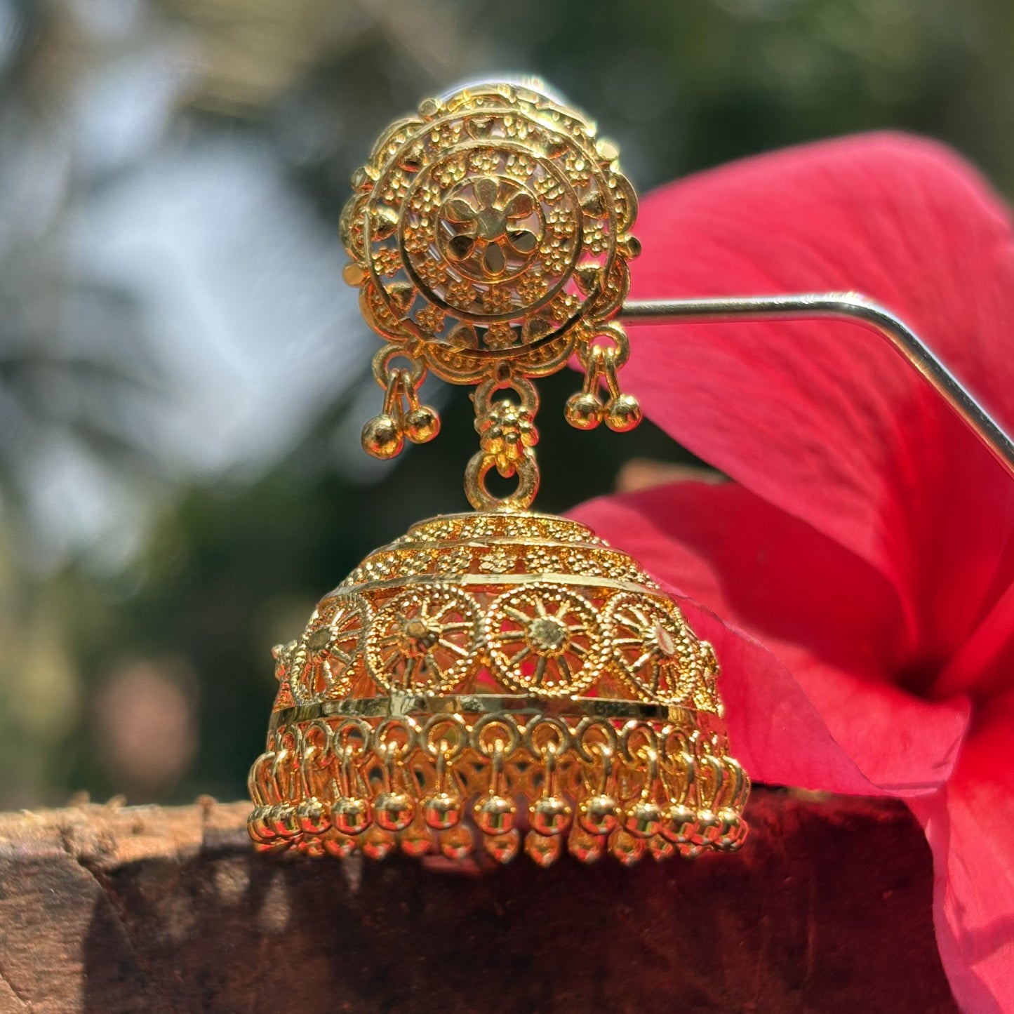 सोनेरी झुमके - Soneri  Zumke (Big Size)