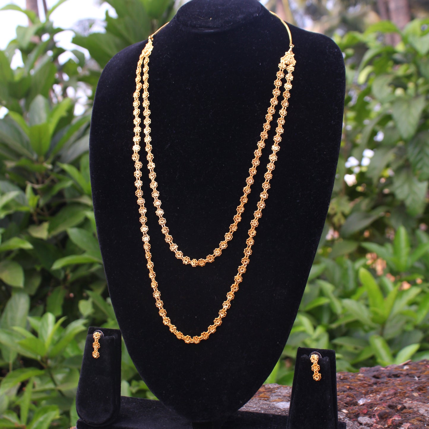 बकुळी हार (दोन पदरी)- Bakuli Haar (Double Layered)