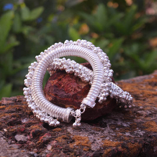 लक्ष्मी तोडे ( पैंजण)- Laxmi Tode (Silver-Plated
