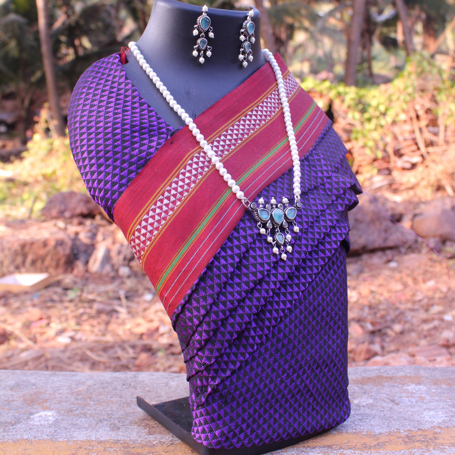 फिरोजा रत्‍न तन्मणी  - Turquoise Tanmani (3 Stones)