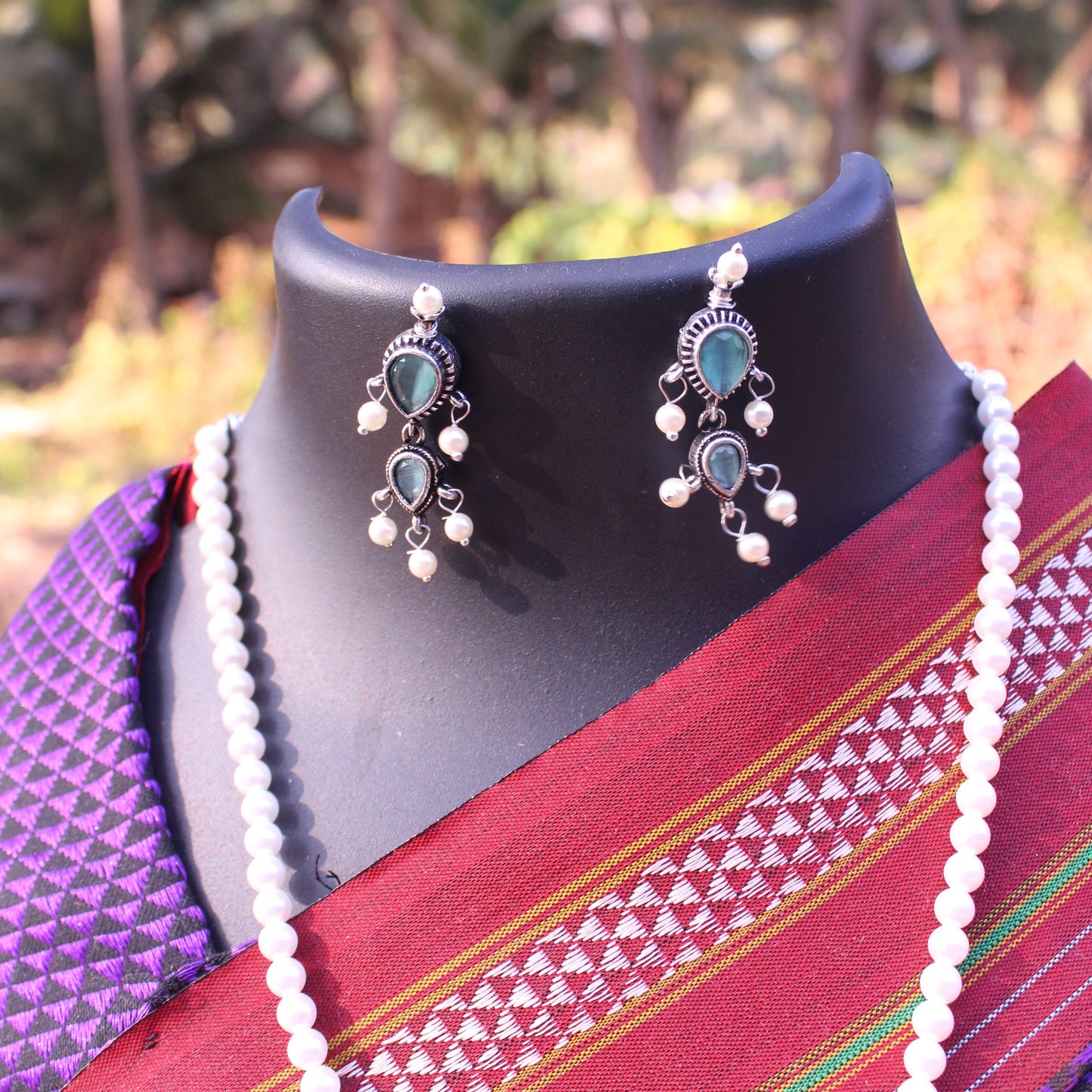 फिरोजा रत्‍न तन्मणी  - Turquoise Tanmani (3 Stones)