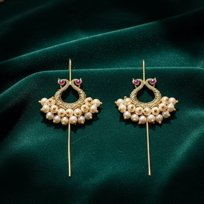 चापाची बुगडी - Morika Clip-on Ear Cuff