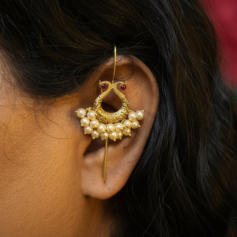 चापाची बुगडी - Morika Clip-on Ear Cuff
