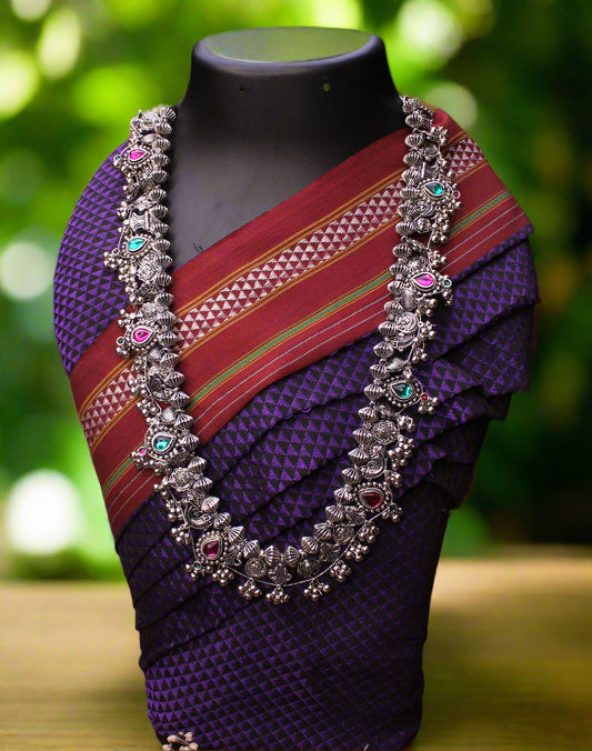 स्वामिनी कोल्हापुरी साज -Swamini Kolhapuri Saaj (20 Inches)