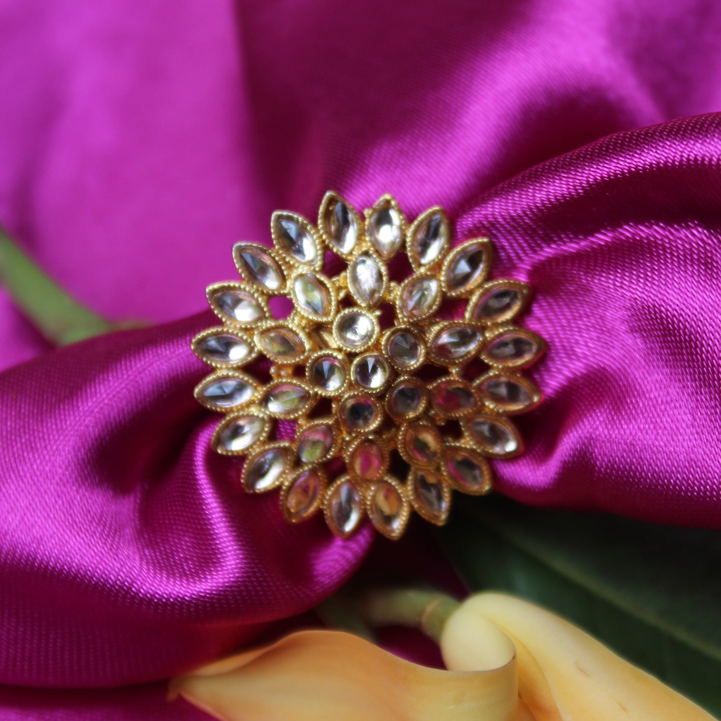 कुंदन अंगठी -  Kundan Finger Ring