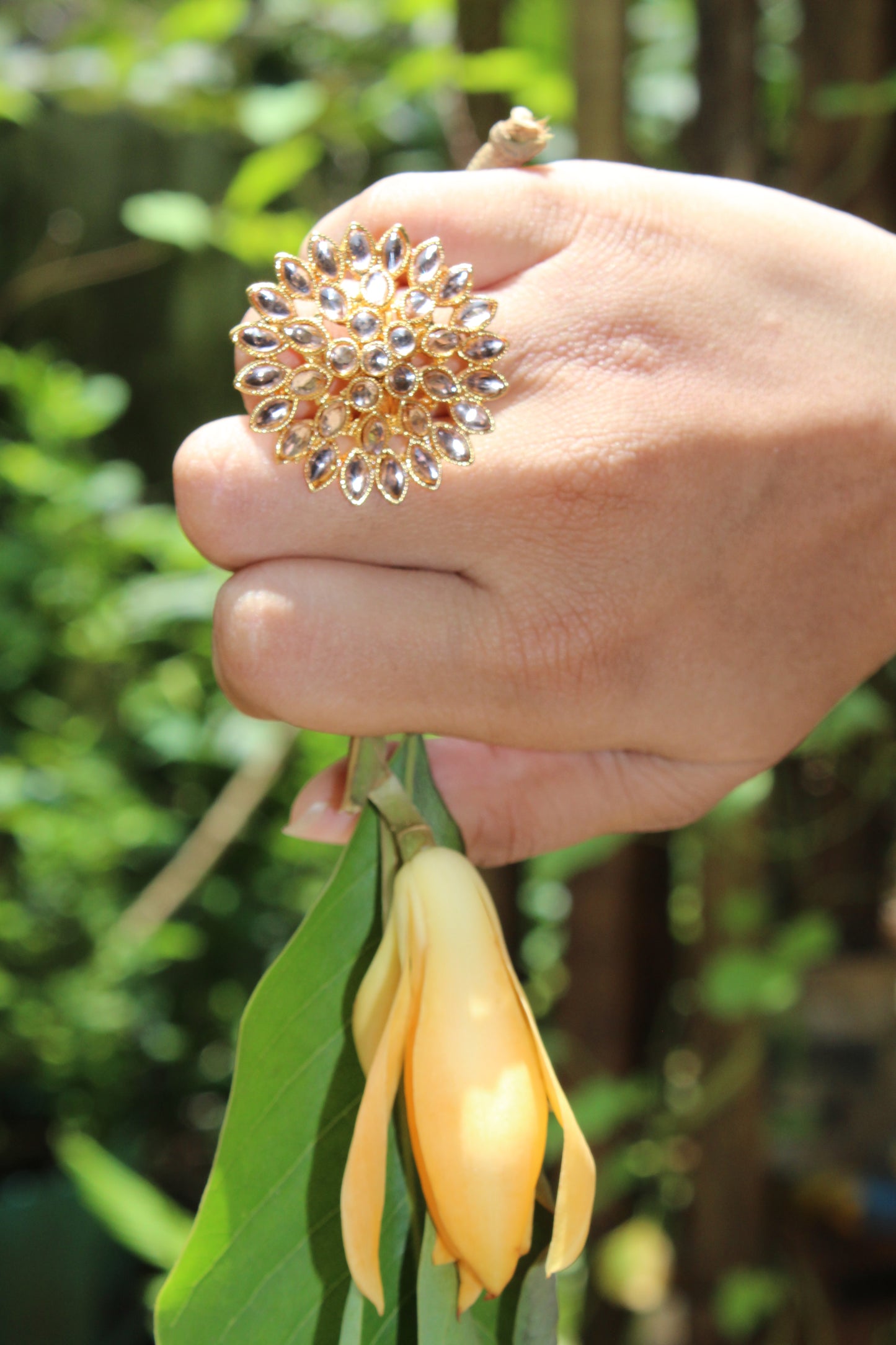 कुंदन अंगठी -  Kundan Finger Ring