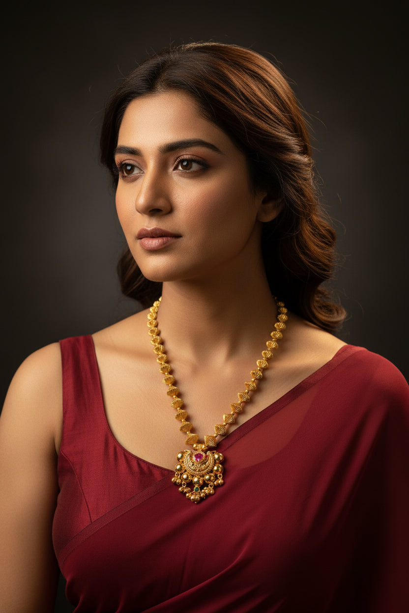 Javmani Chandrakor Haar Short Model