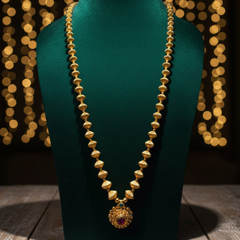 Gold Javmani Saaj Ghat Long Mannequin