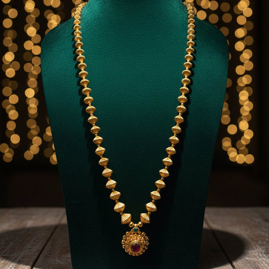 Gold Javmani Saaj Ghat Long Mannequin