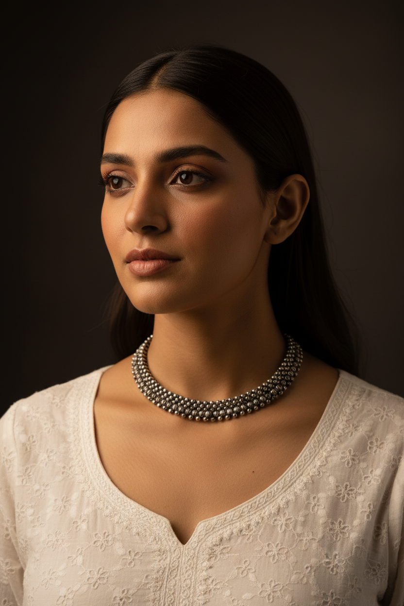 Model -mani thushi silver