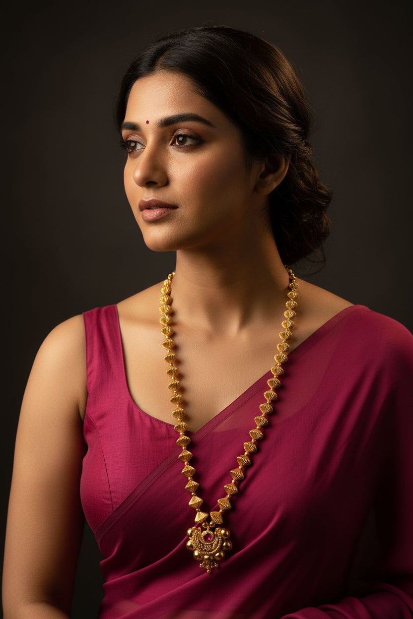 Javmani Chandrakor Haar Long Model