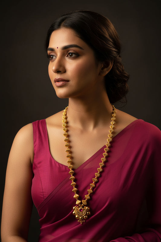 Javmani Chandrakor Haar Long Model