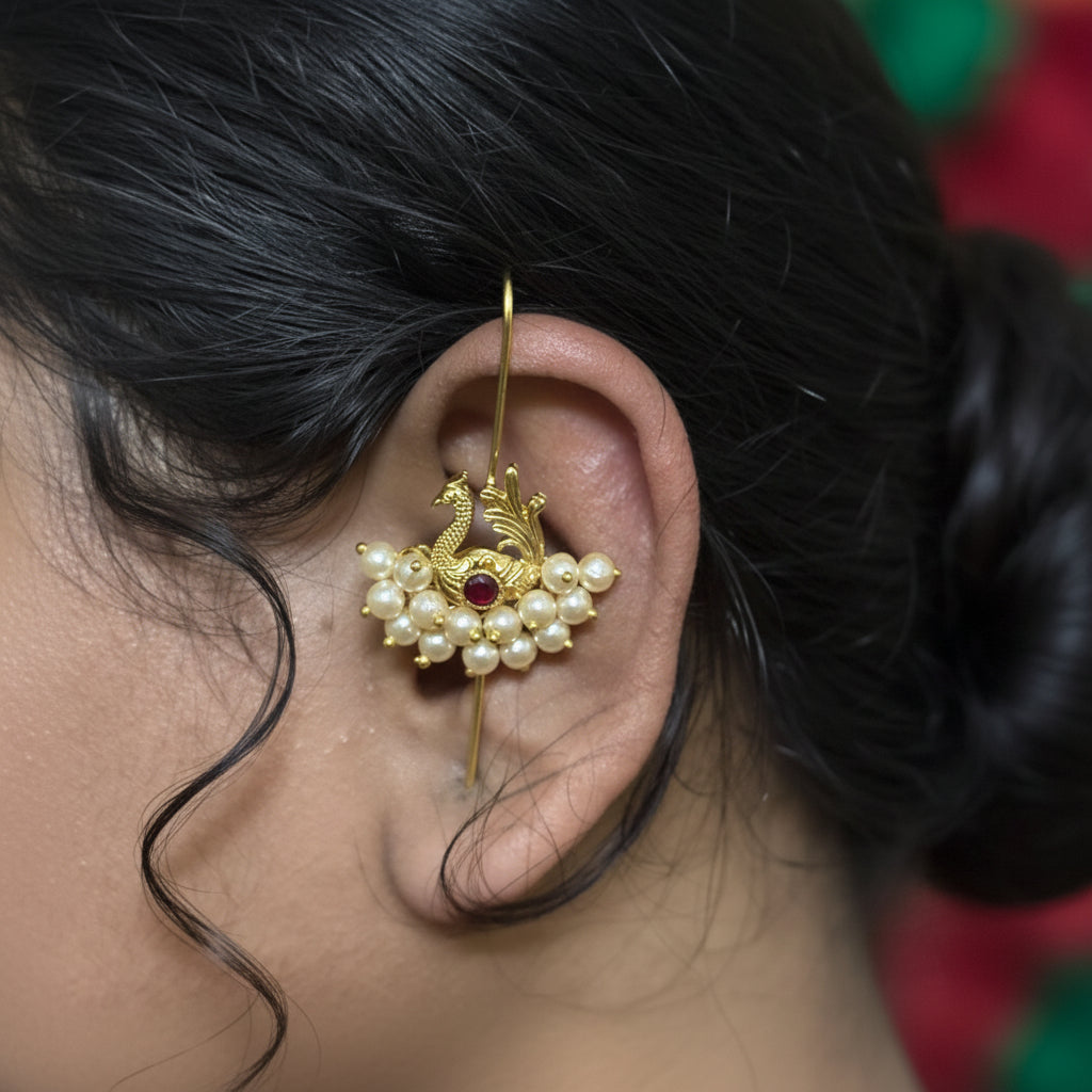चापाची बुगडी - Morika Clip-on Ear Cuff
