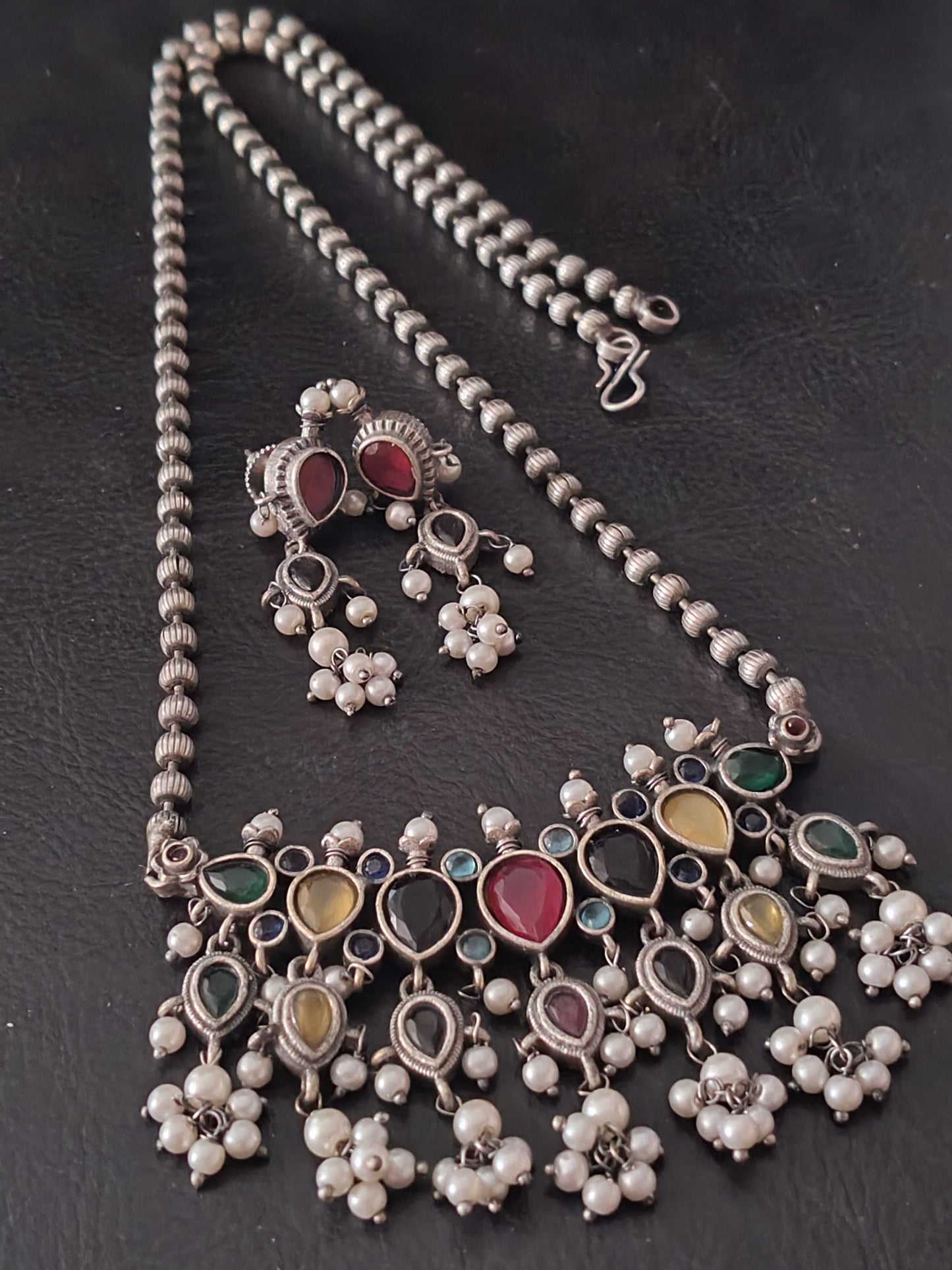 मल्टी कलर तन्मणी  - Multicolor Tanmani (7 Stones)