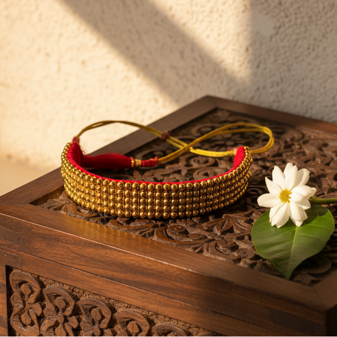 मोठे मणी ठुशी – Big Beads Thushi