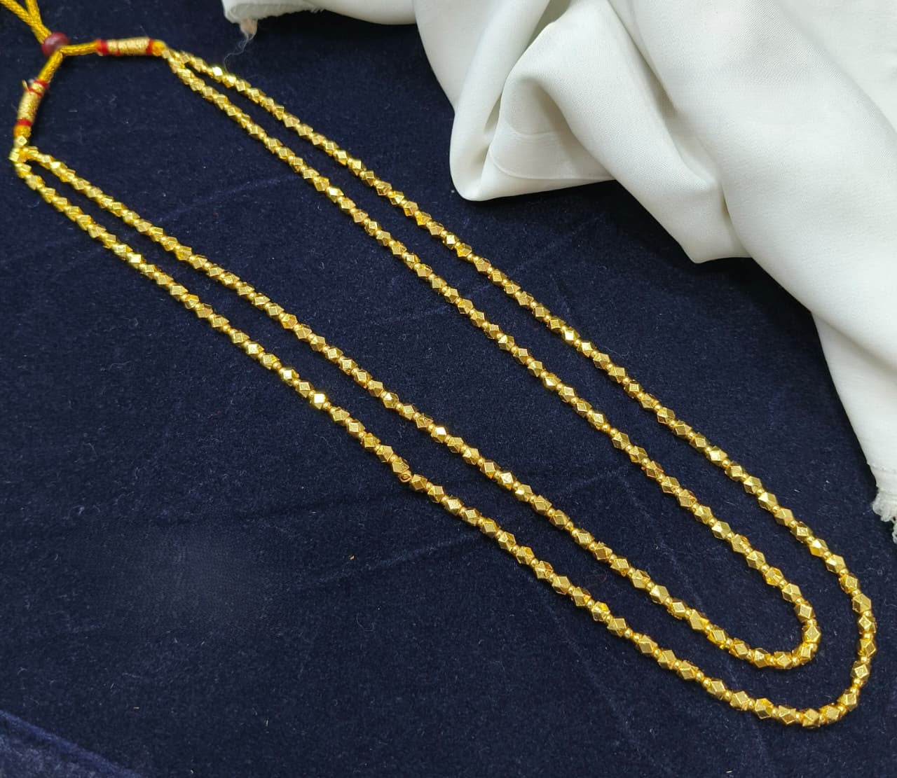 अष्टपैलू कंठी (दोन पदरी)- Ashtapailu Kanthi(Double Layered)