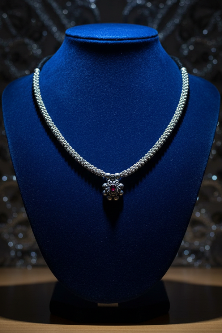 ठुशी साज घाट  – Thushi Saaj Ghat Pendant