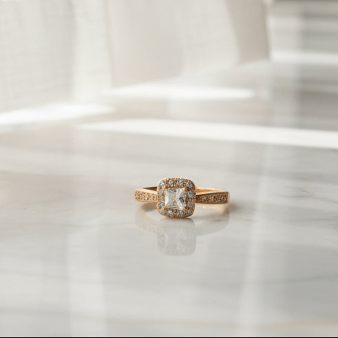 अंगठी -  Rose Gold Finger Ring
