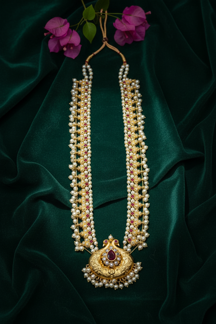 कोल्हापुरी साज -(Mayur Kolhapuri Saaj (30 inches))